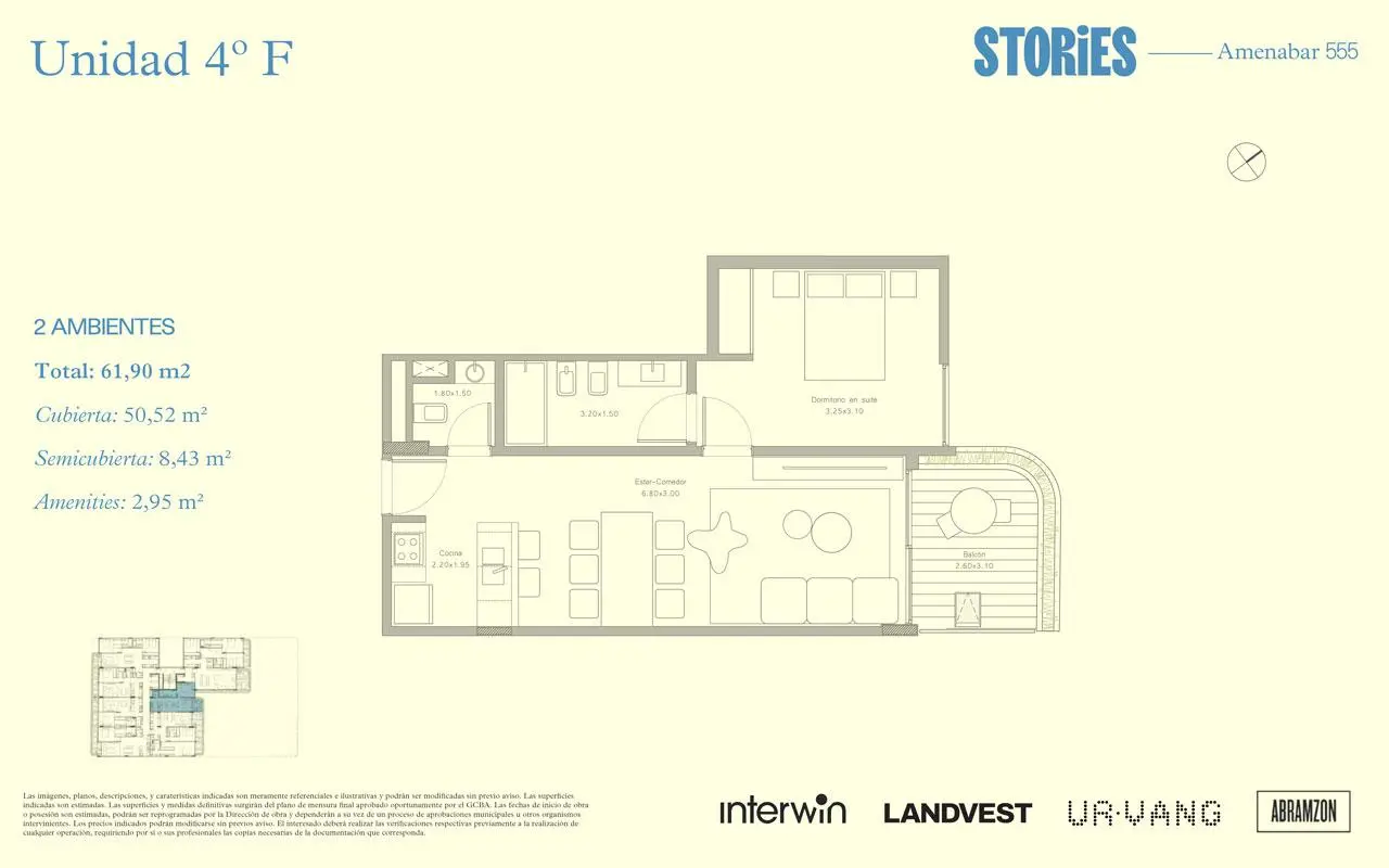 Imagen de la propiedad Amenábar 555 - 4F