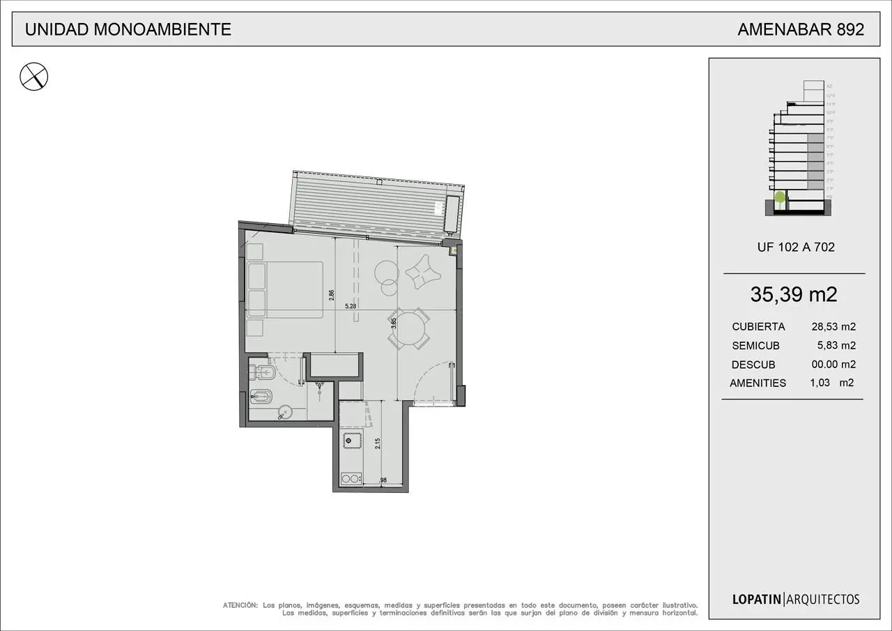 Imagen de la propiedad Amenábar 892 - 502