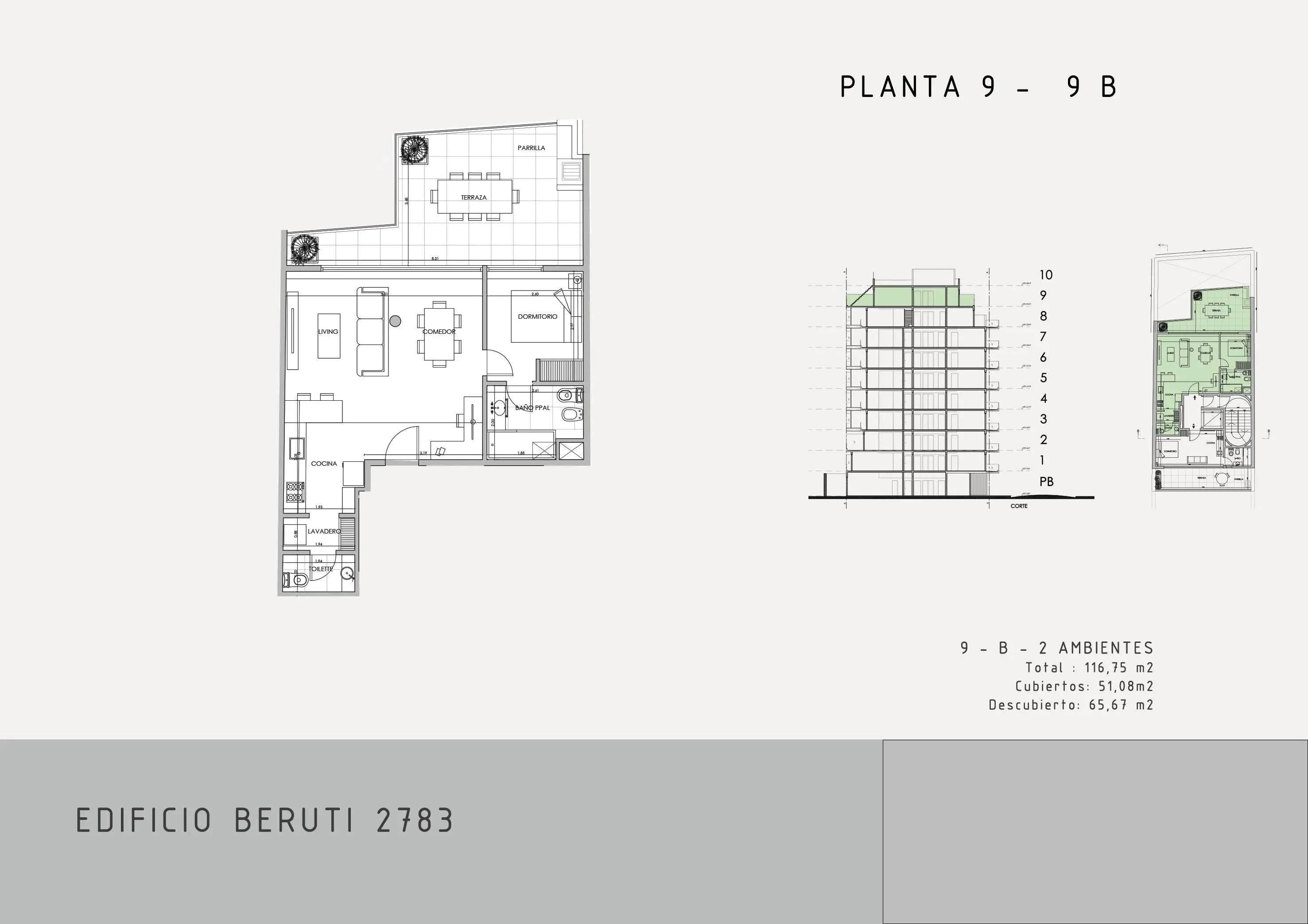 Imagen de la propiedad BAH BERUTI | Unidad 9B Dúplex