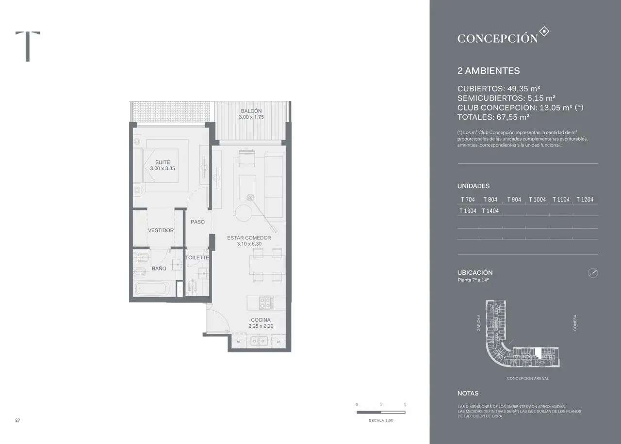 Imagen de la propiedad Concepción Arenal 2989 - Torre Piso 13 Unidad 04