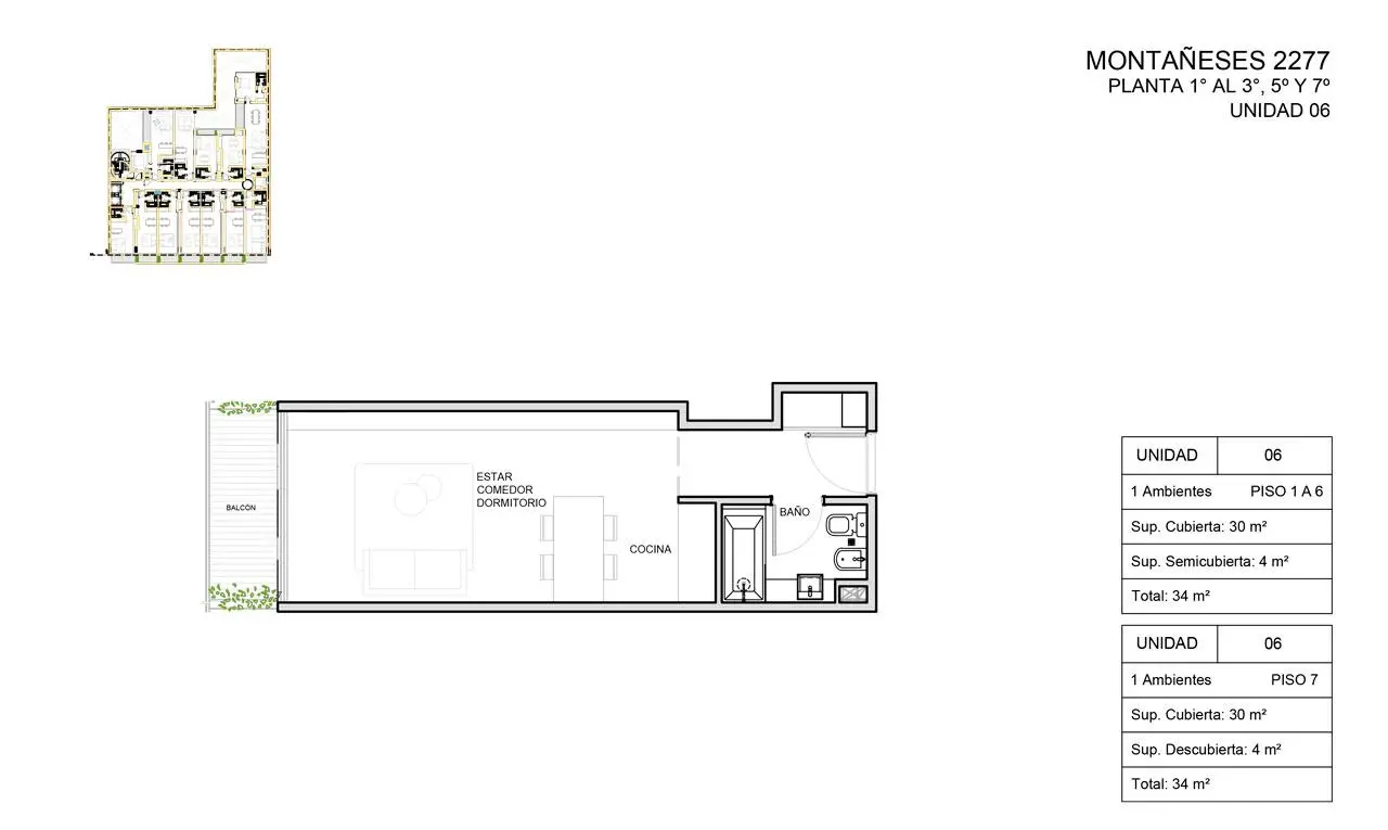 Imagen de la propiedad Montañeses 2277 - 106