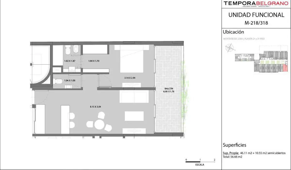 Imagen de la propiedad Montañeses 2342 - M318