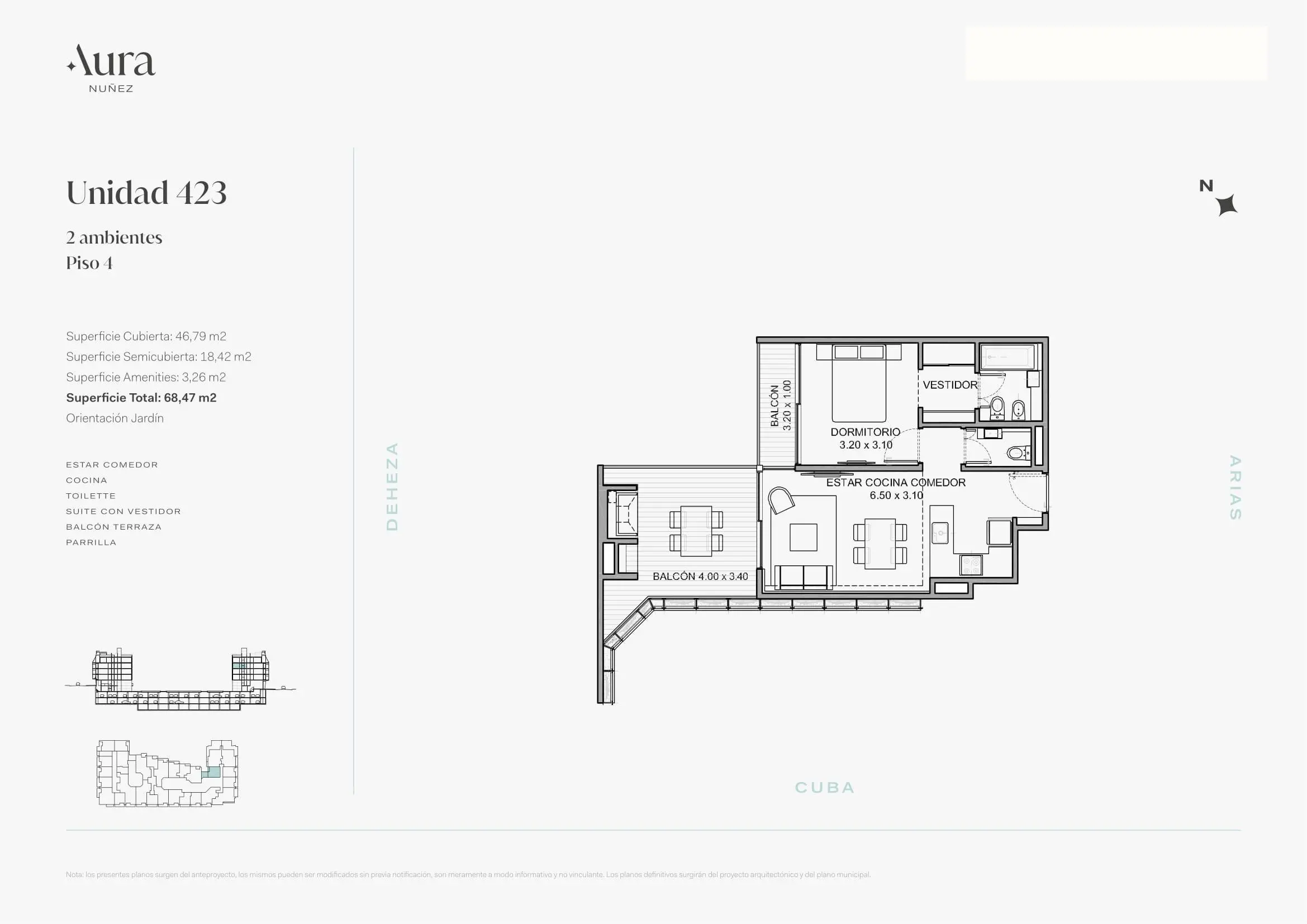 Imagen de la propiedad Cuba 4501 - 423