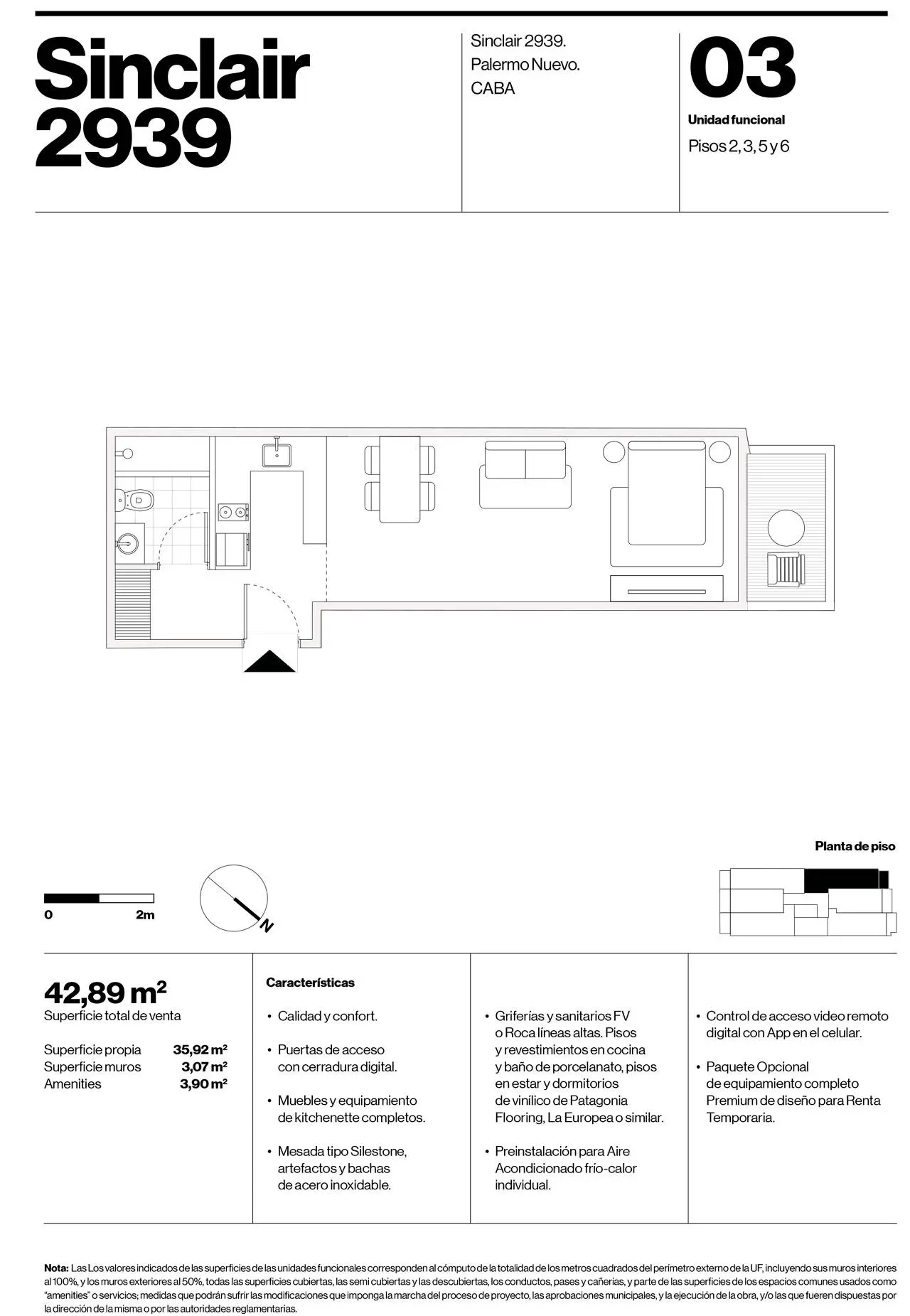 Imagen de la propiedad SINCLAIR Y CERVIÑO | Unidad 203