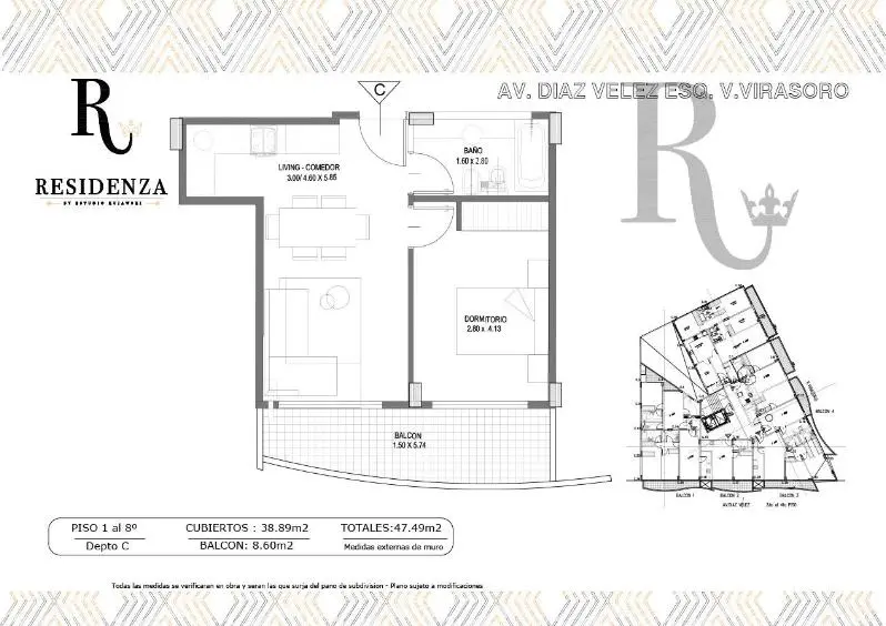 Imagen de la propiedad Diaz Velez 5501 - 1C