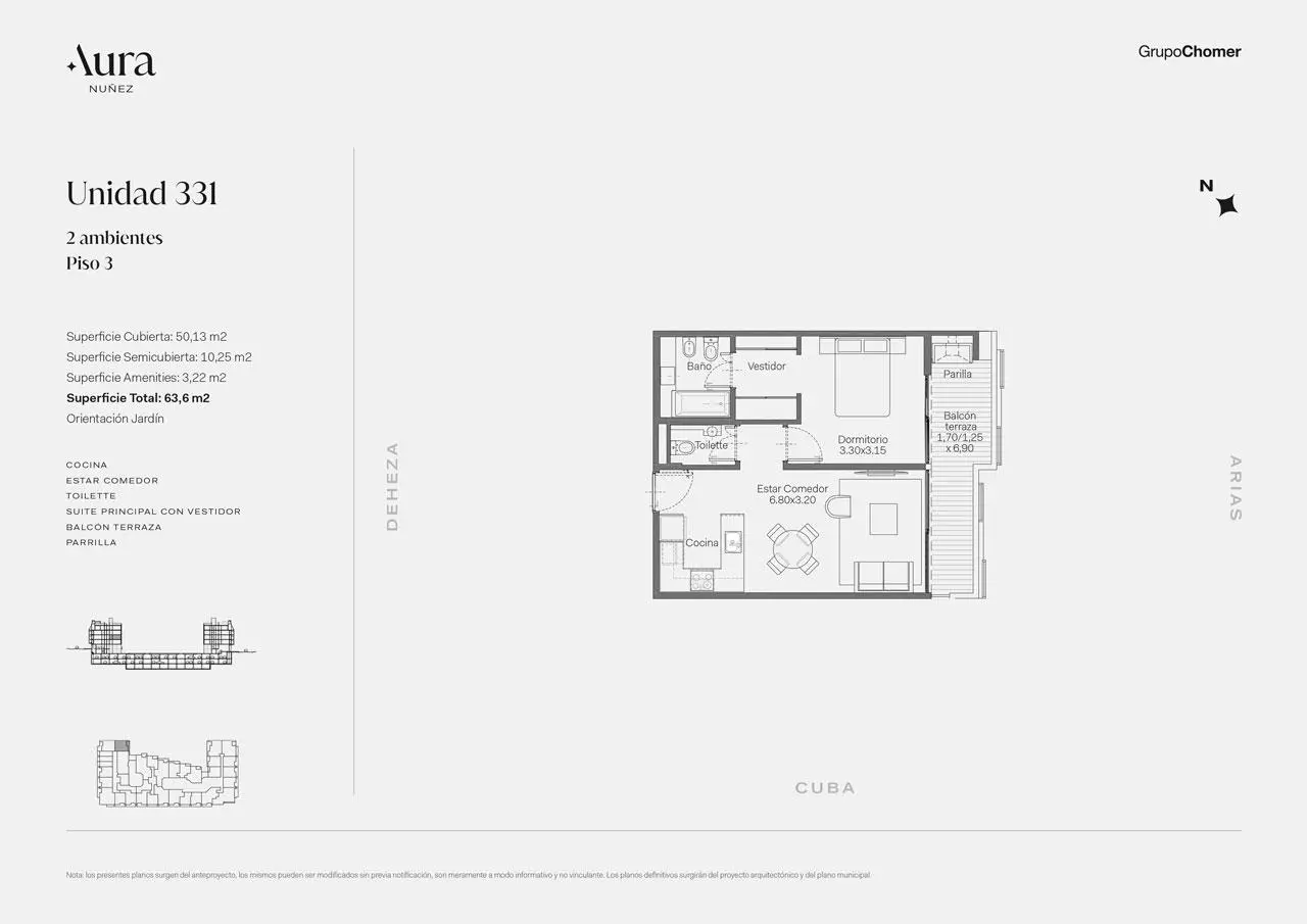 Imagen de la propiedad Cuba 4501 - 331