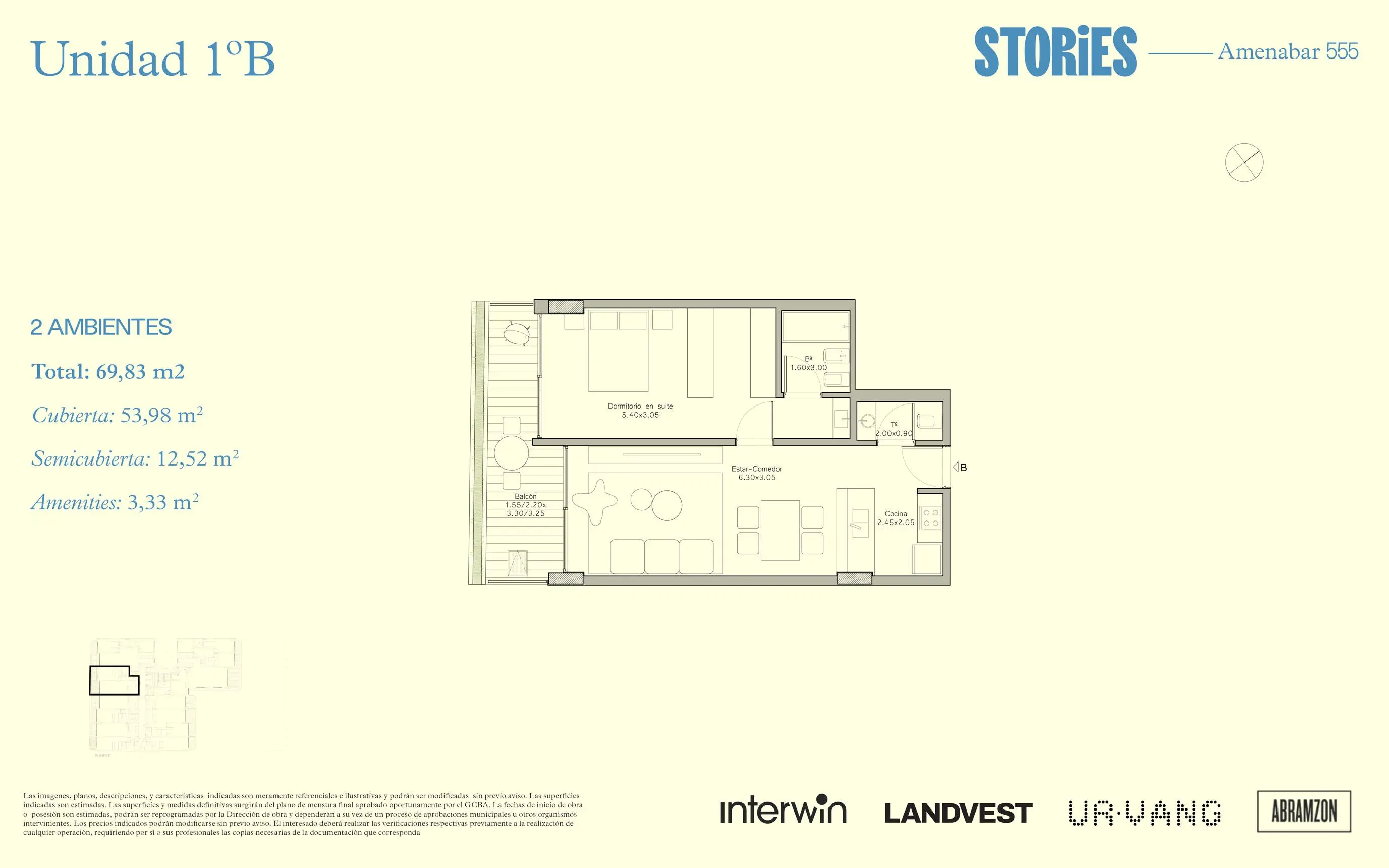 Imagen de la propiedad Amenábar 555 - 1B