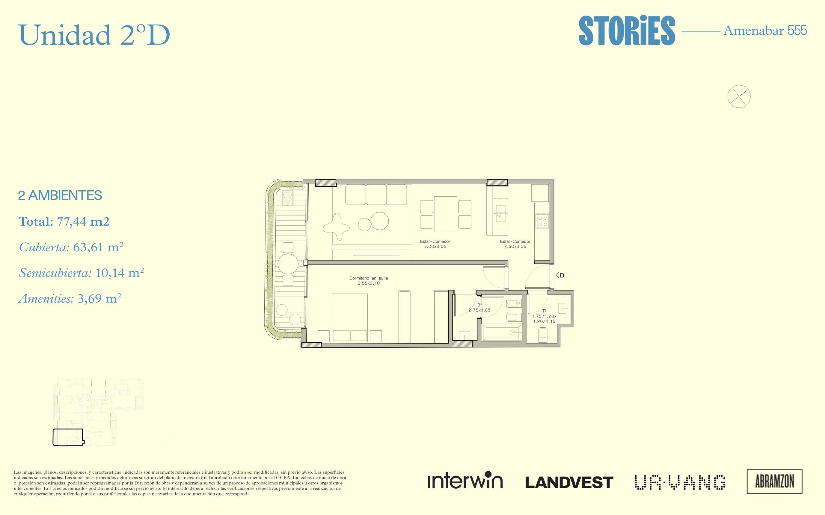 Imagen de la propiedad Amenábar 555 - 2D