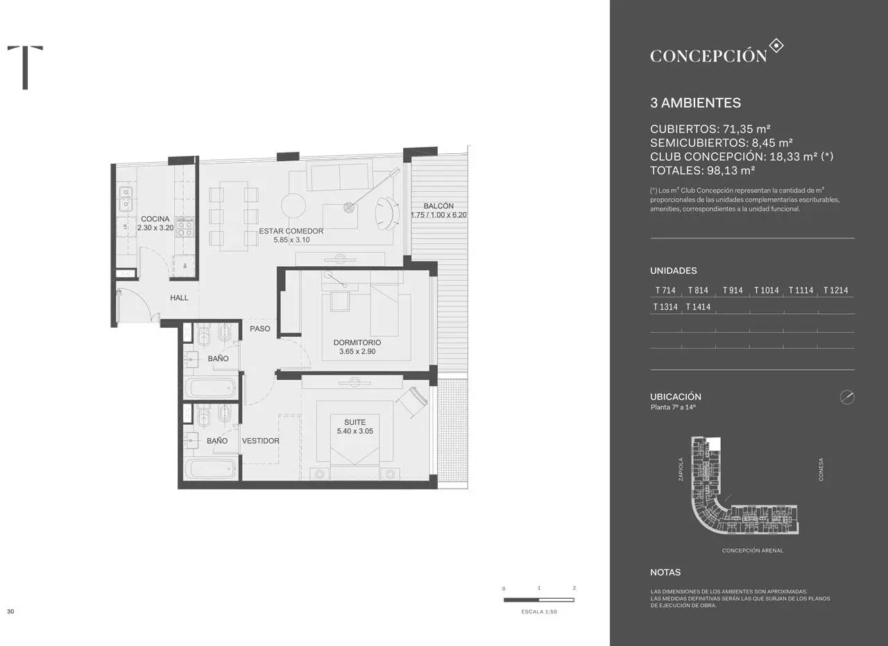 Imagen de la propiedad Concepción Arenal 2989 - Torre Piso 9 Unidad 14