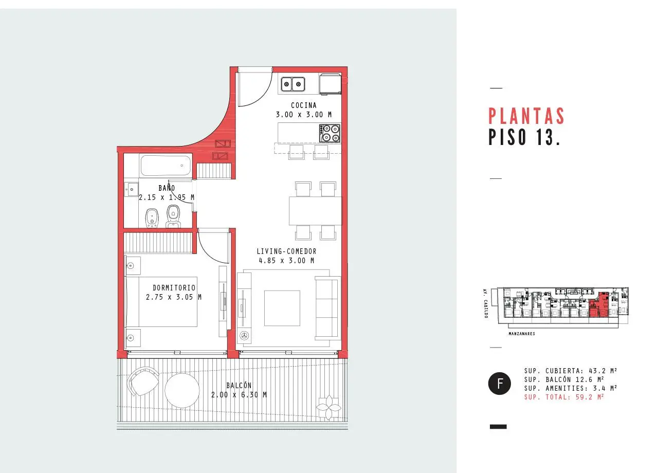Imagen de la propiedad Manzanares 2373 - 13F