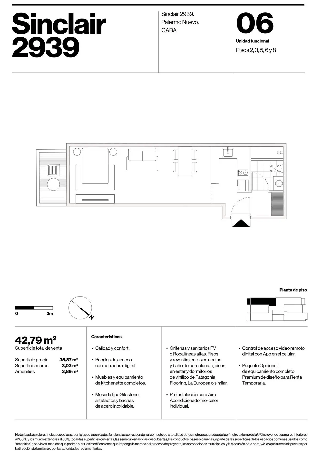 Imagen de la propiedad SINCLAIR Y CERVIÑO | Unidad 806