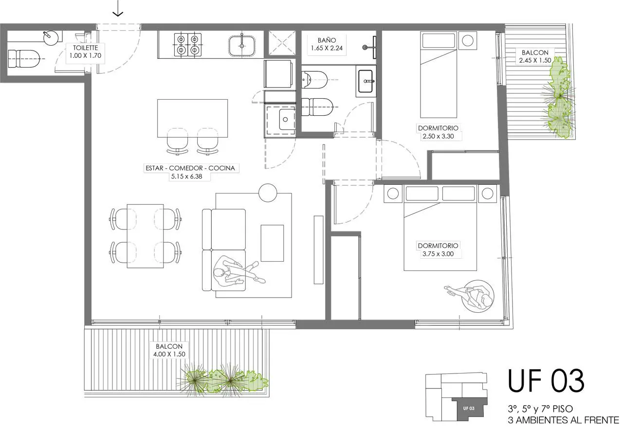 Imagen de la propiedad Céspedes 2518 - 703