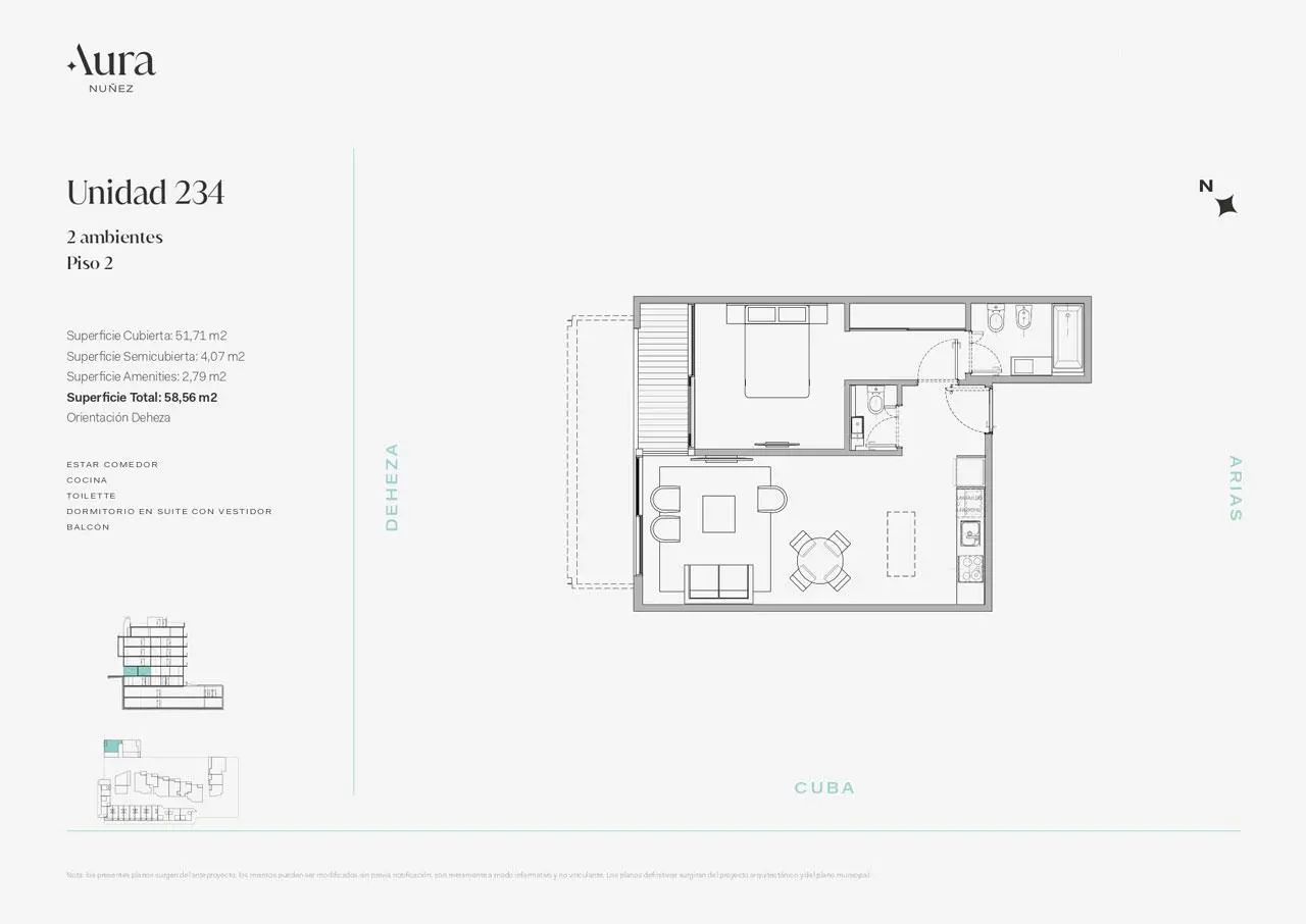 Imagen de la propiedad AURA NUÑEZ | Unidad 234