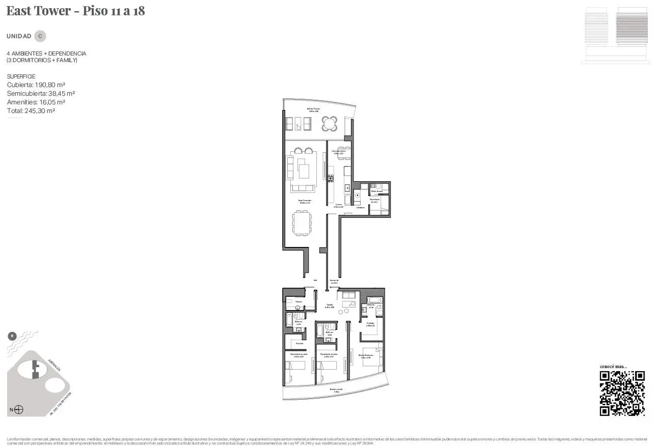 Imagen de la propiedad INFINITY TOWER | Unidad 14C Rio