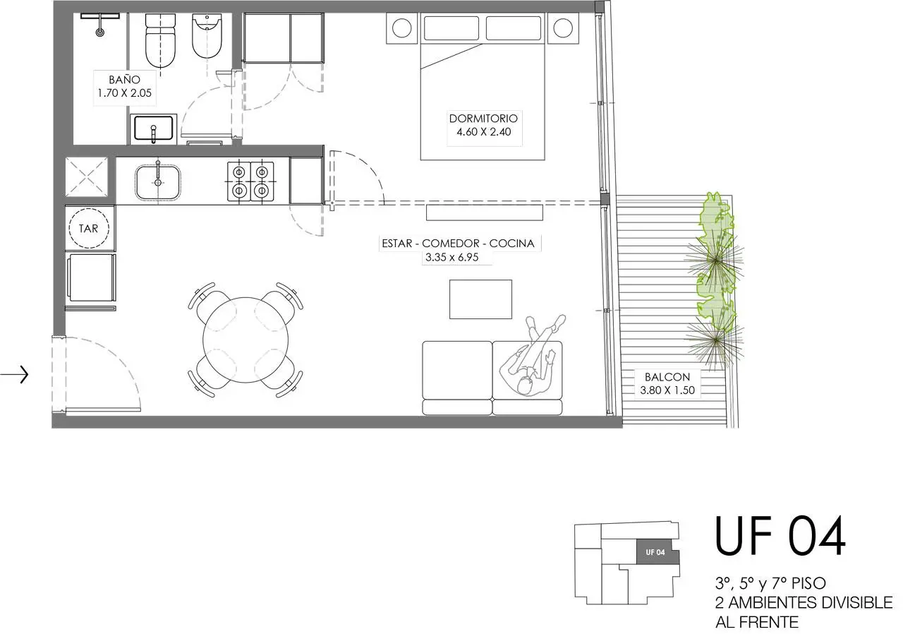 Imagen de la propiedad Céspedes 2518 - 704