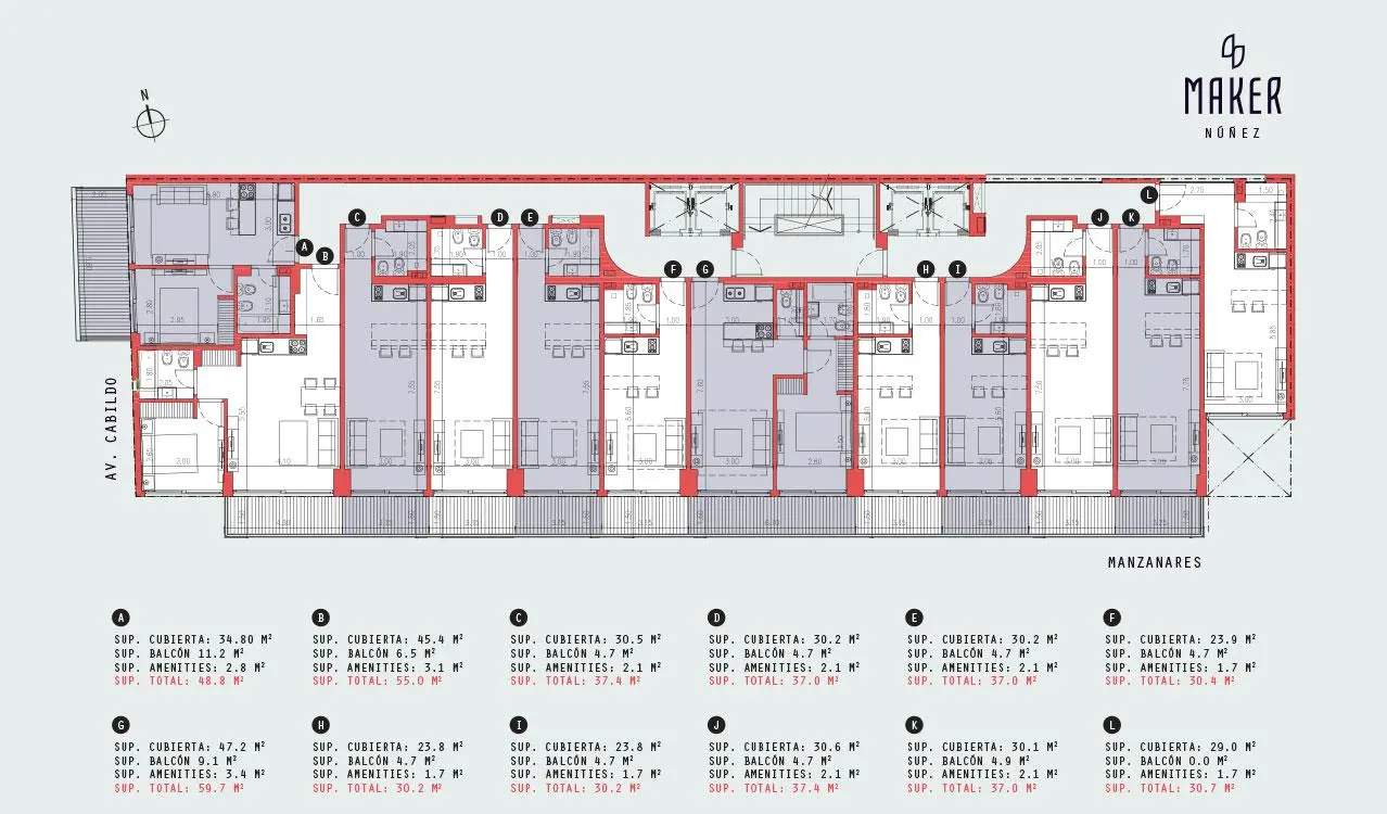 Imagen de la propiedad Manzanares 2373 - 12L