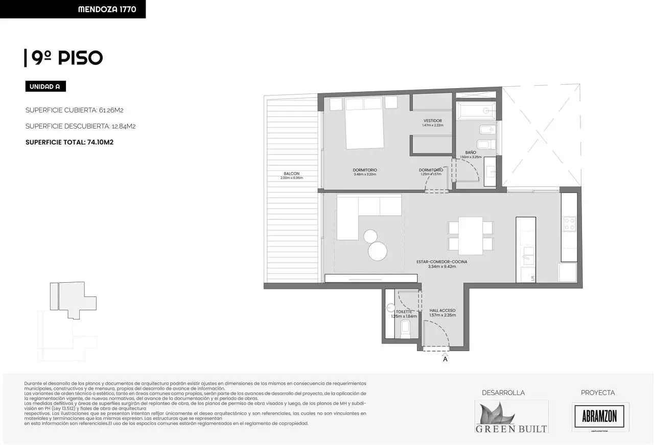 Imagen de la propiedad MENDOZA Y 11 DE SEPTIEMBRE | Unidad 9A