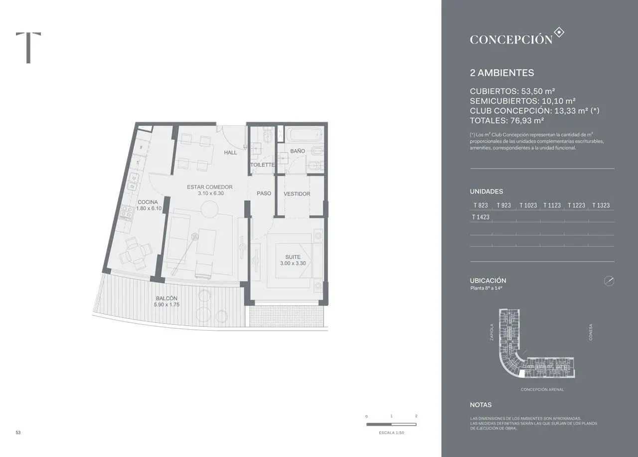 Imagen de la propiedad Concepción Arenal 2989 - Torre Piso 14 Unidad 23
