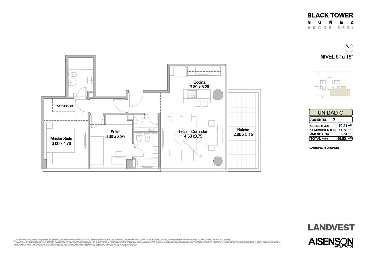 Imagen de la propiedad Arcos 3631 - 15C