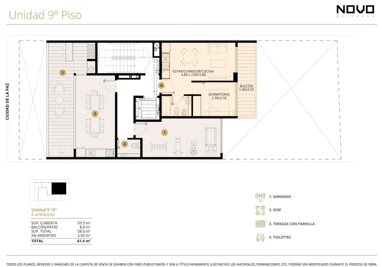 Imagen de la propiedad Ciudad de la Paz 1072 - 9A