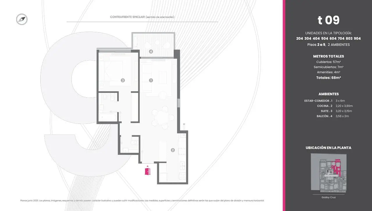 Imagen de la propiedad Godoy Cruz 2936 - 304