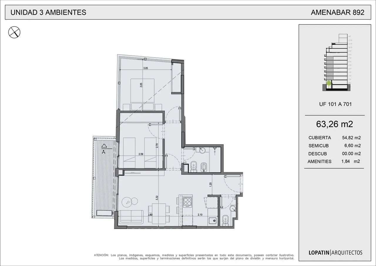 Imagen de la propiedad Amenábar 892 - 701