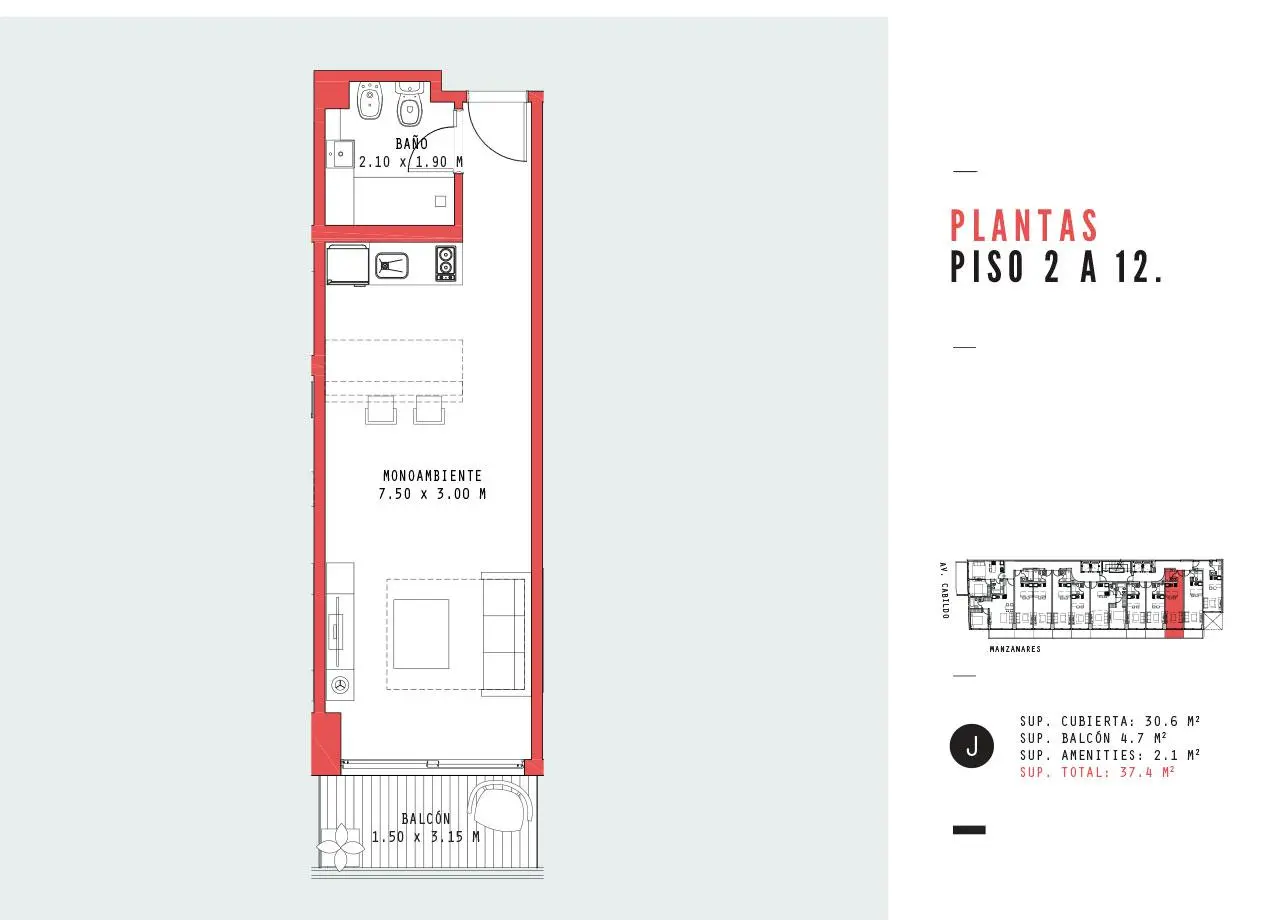 Imagen de la propiedad Manzanares 2373 - 12J