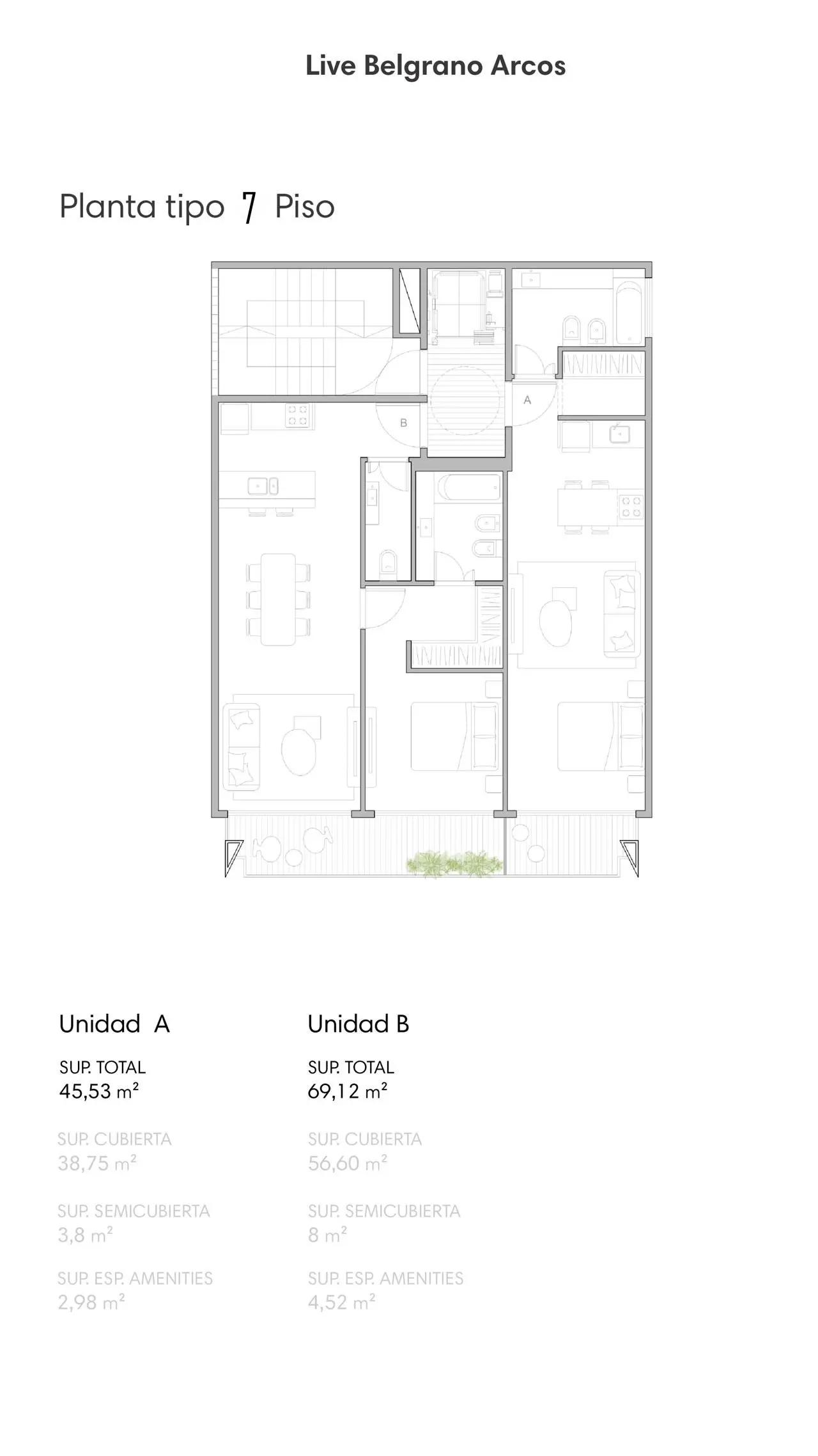 Imagen de la propiedad LIVE BELGRANO II | Unidad 7A