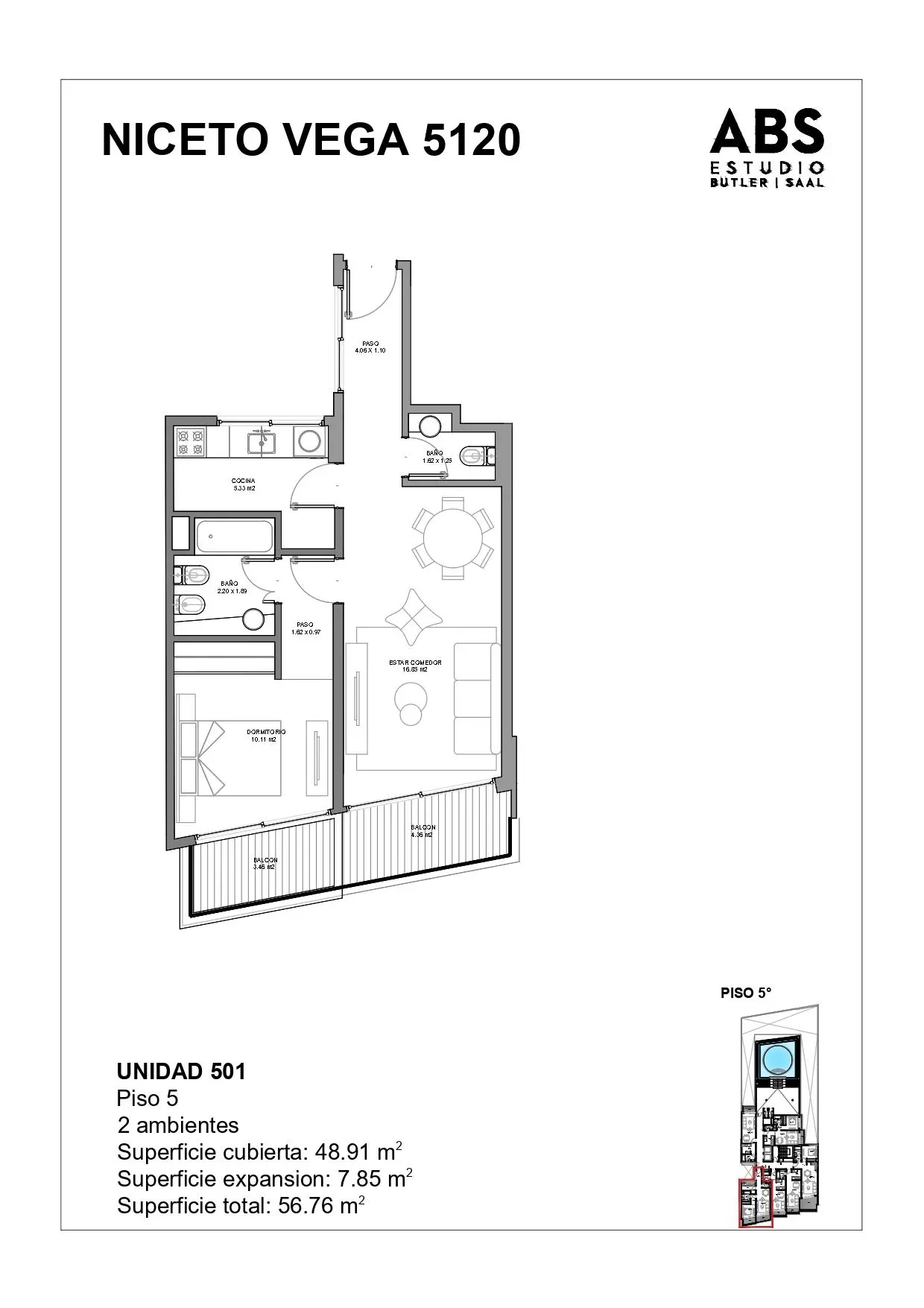 Imagen de la propiedad Niceto Vega 5120 - 501