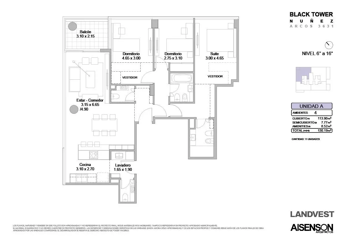 Imagen de la propiedad Arcos 3631 - 10A