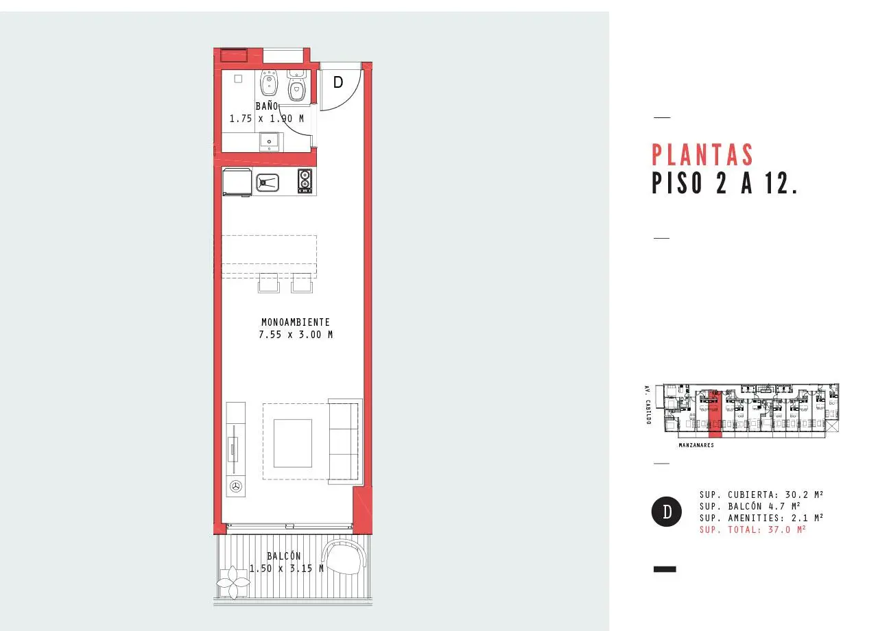 Imagen de la propiedad Manzanares 2373 - 12D