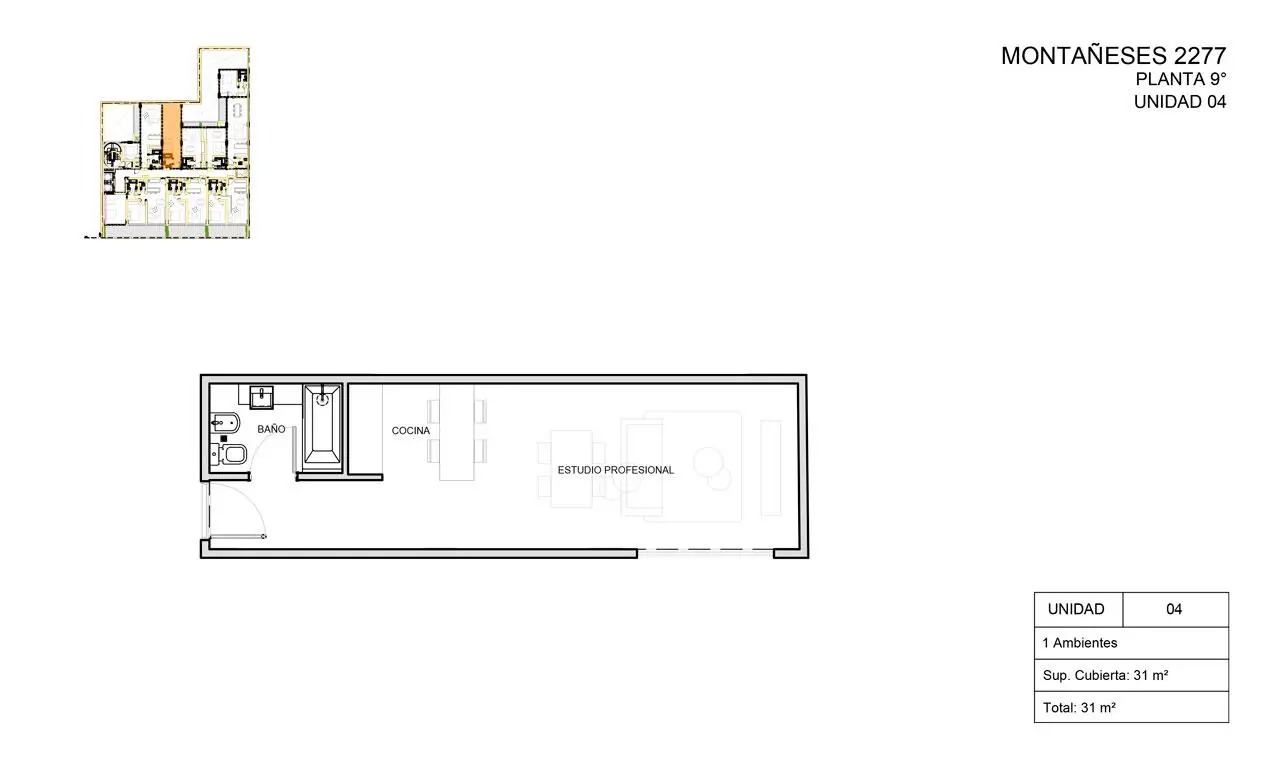 Imagen de la propiedad Montañeses 2277 - 904