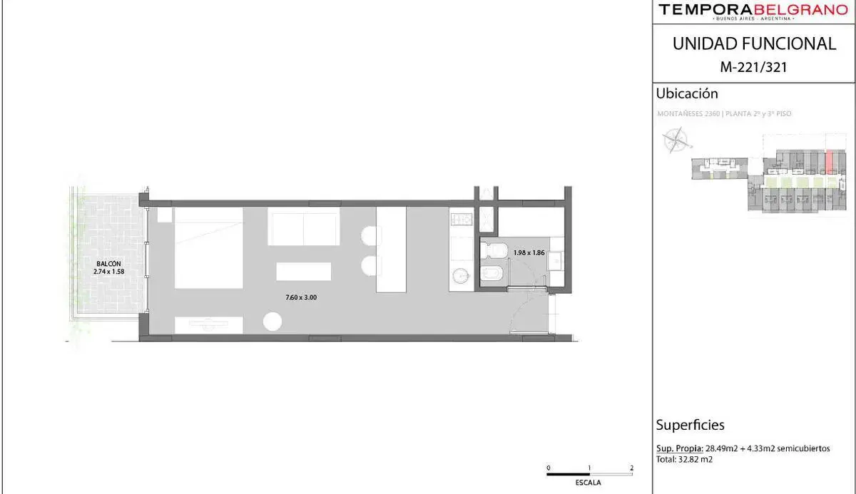 Imagen de la propiedad Montañeses 2342 - M221