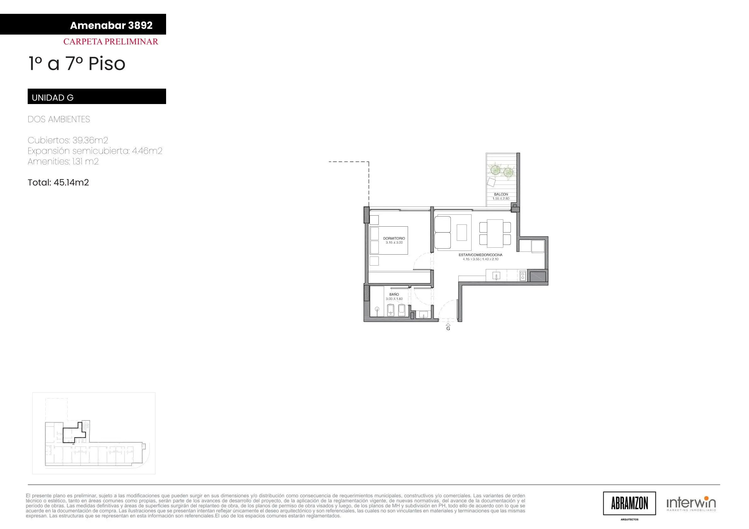 Imagen de la propiedad Amenábar y Paroissien - 4G