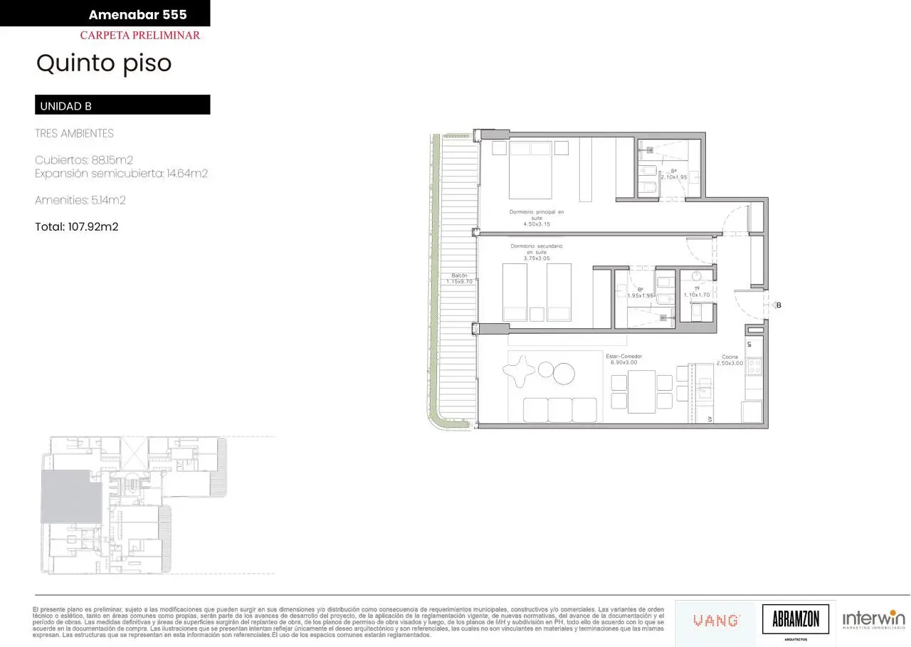 Imagen de la propiedad Amenábar 555 - 5B