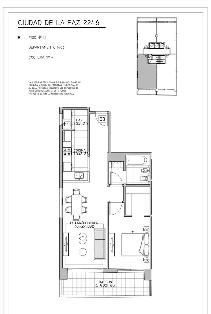 Imagen de la propiedad Ciudad de la Paz 2246 - 1403