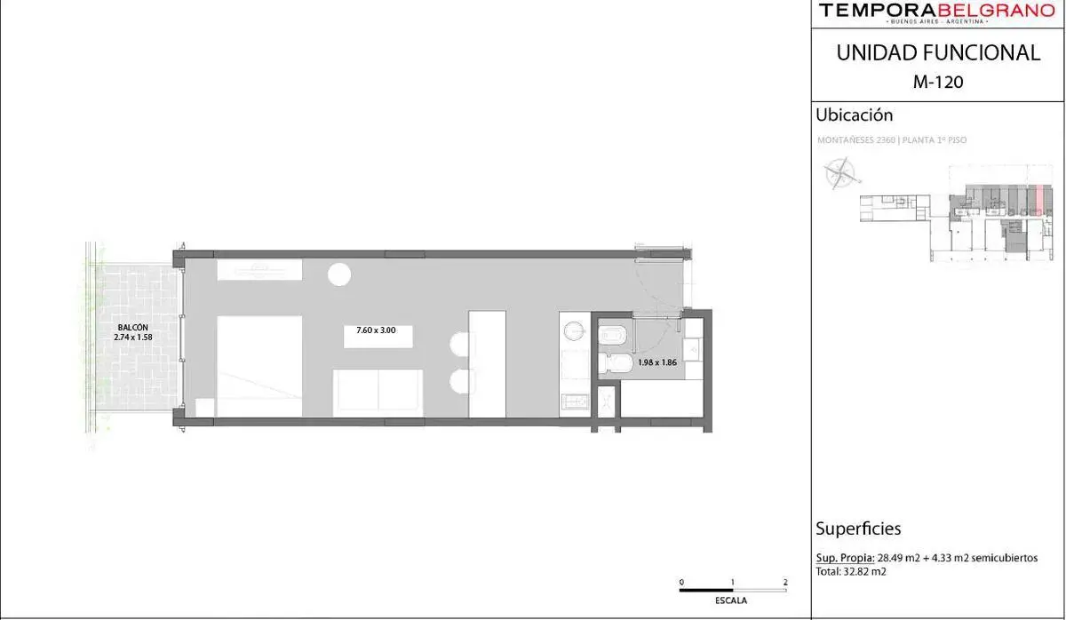 Imagen de la propiedad Montañeses 2342 - M120