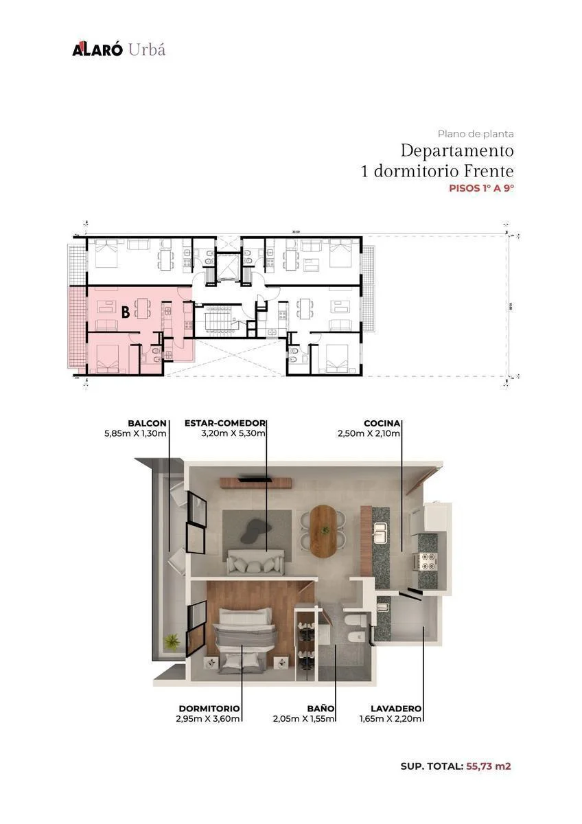 Imagen de la propiedad Urbá – 2 ambientes – Ref. 2215596