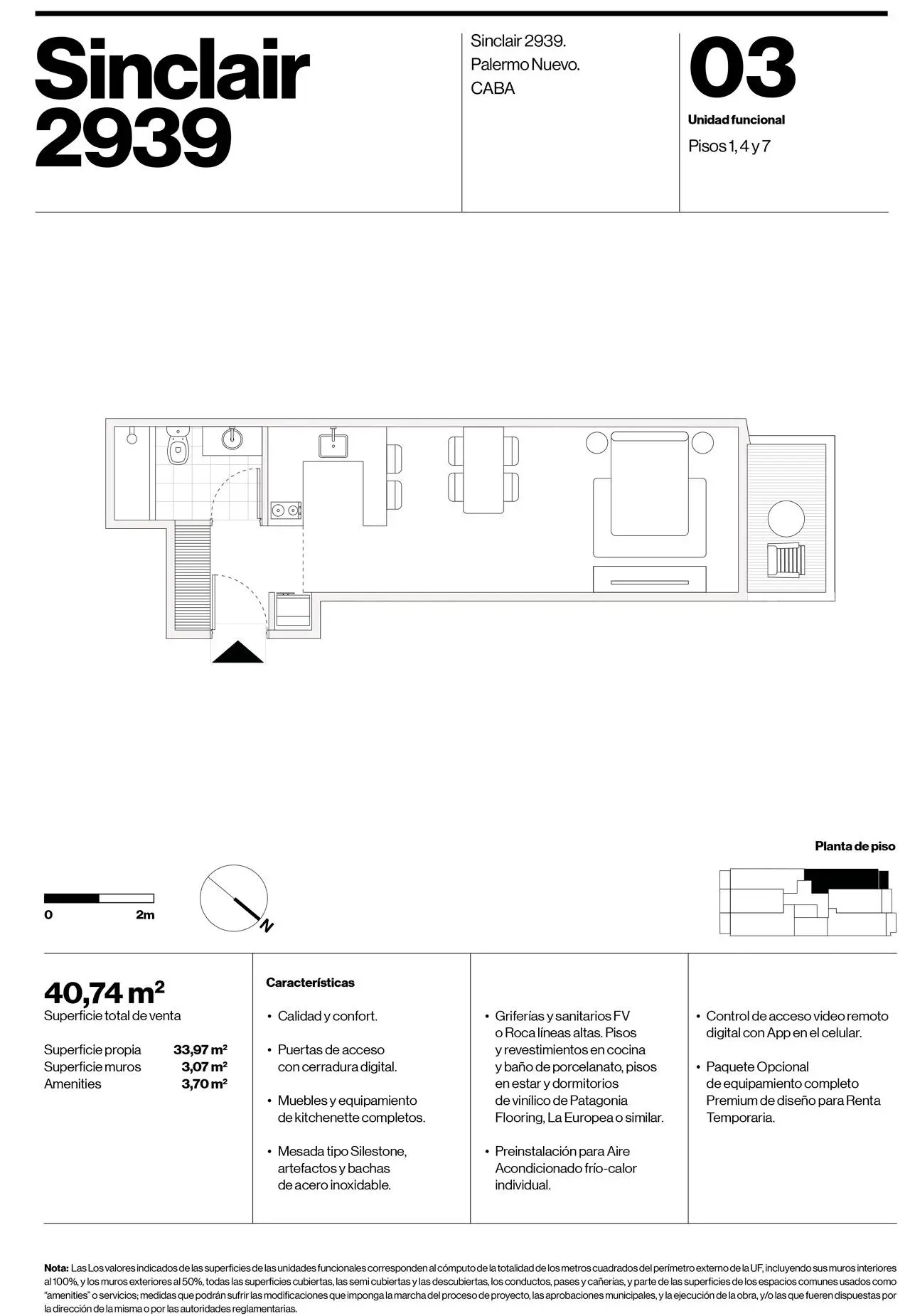 Imagen de la propiedad SINCLAIR Y CERVIÑO | Unidad 103