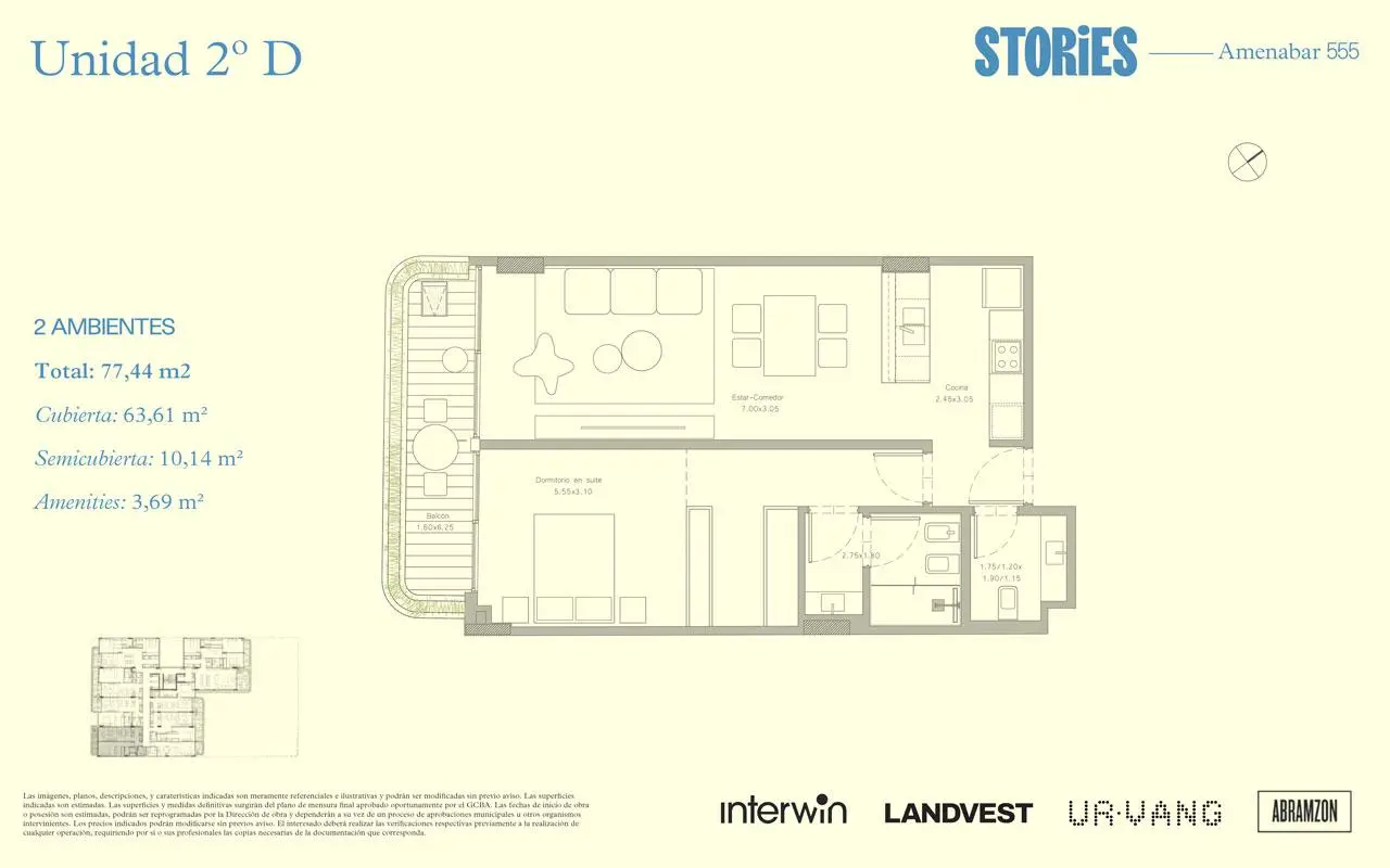 Imagen de la propiedad Amenábar 555 - 2D