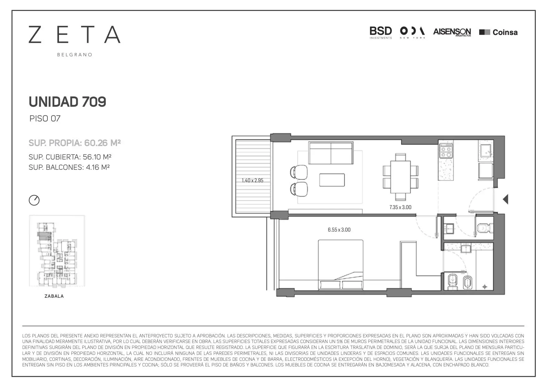 Imagen de la propiedad Zabala 1851 - 709