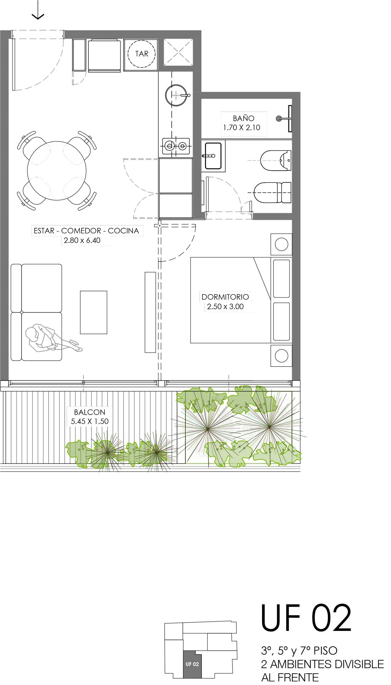 Imagen de la propiedad Céspedes 2518 - 702