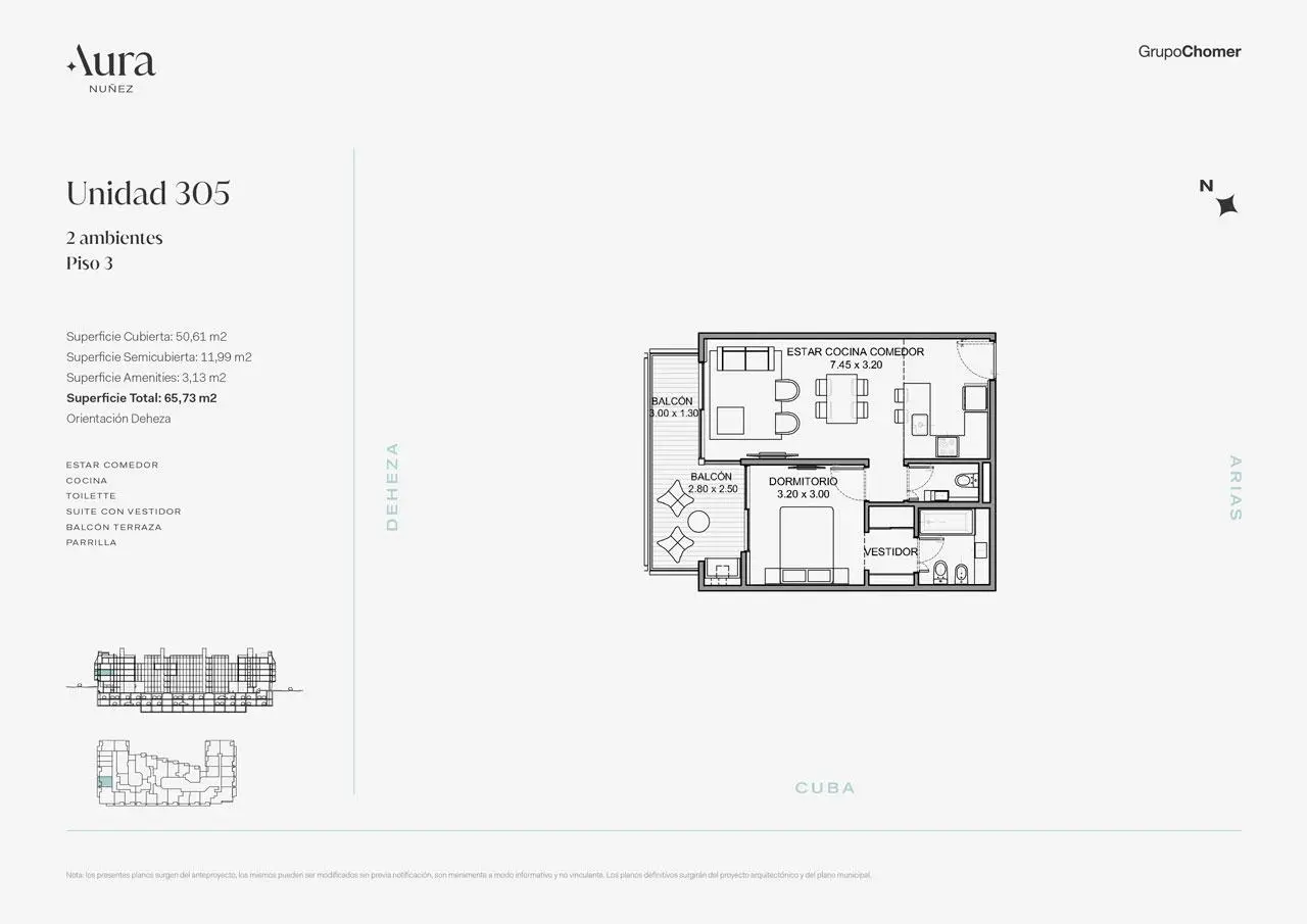 Imagen de la propiedad Cuba 4501 - 305