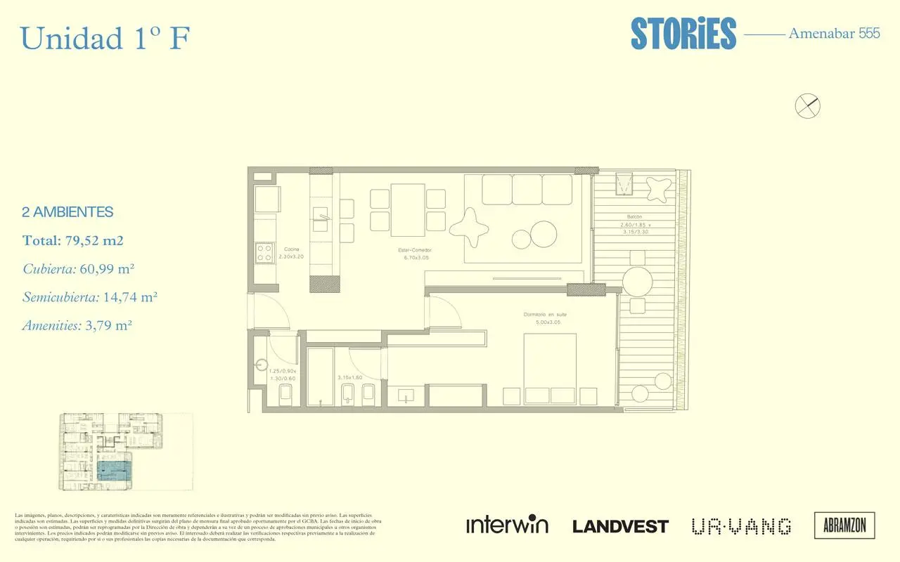 Imagen de la propiedad Amenábar 555 - 1F
