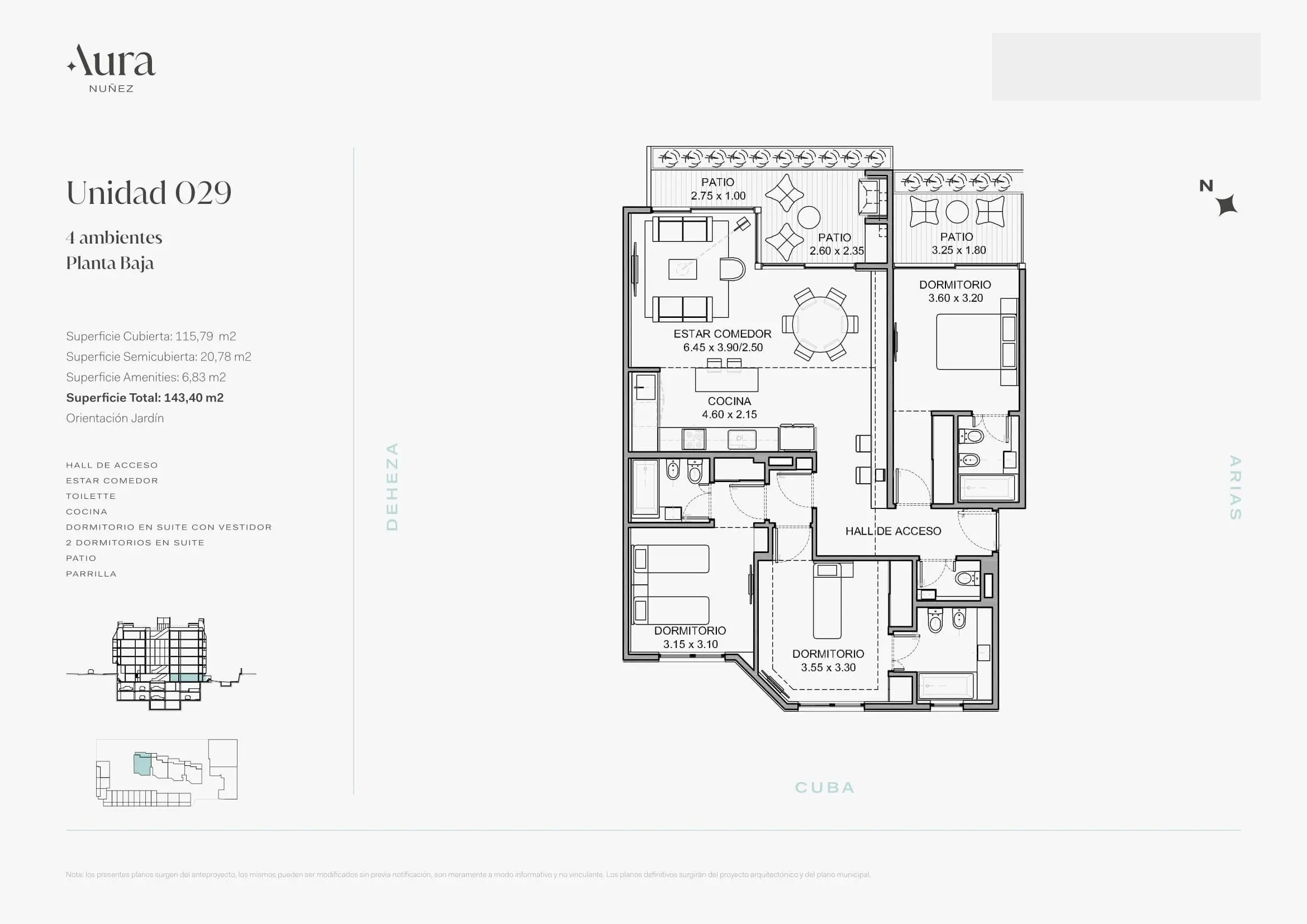 Imagen de la propiedad Cuba 4501 - PB 029
