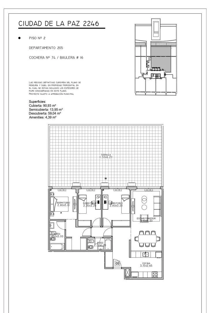 Imagen de la propiedad Ciudad de la Paz 2246 - 205