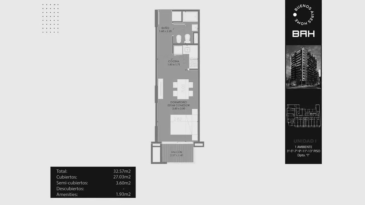 Imagen de la propiedad Av. Corrientes 3401 - 7I