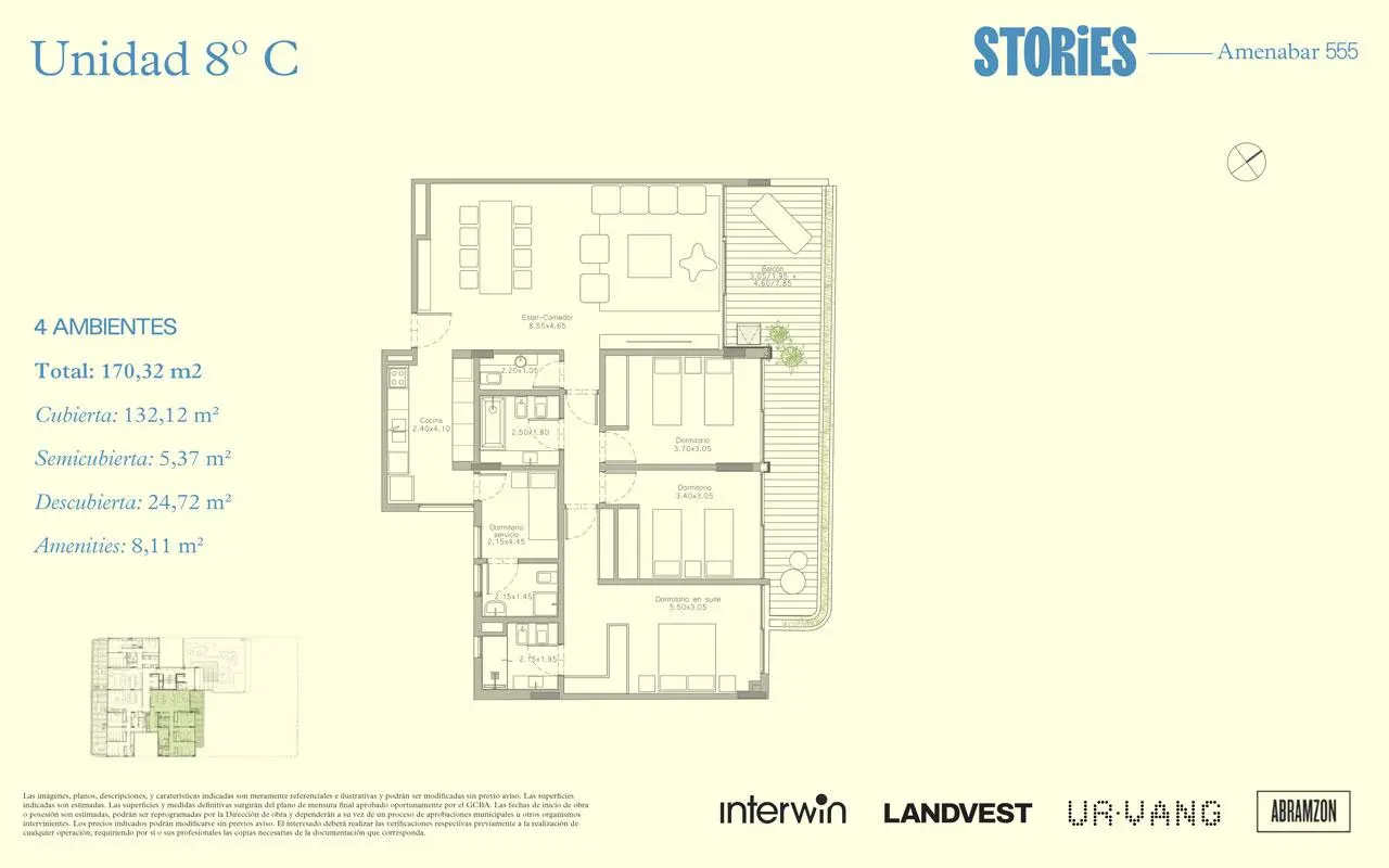 Imagen de la propiedad Amenábar 555 - 8C