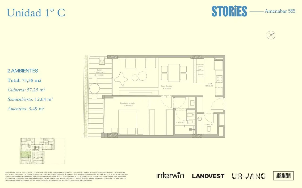 Imagen de la propiedad Amenábar 555 - 1C