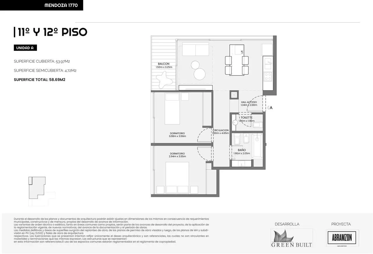 Imagen de la propiedad MENDOZA Y 11 DE SEPTIEMBRE | Unidad 11A